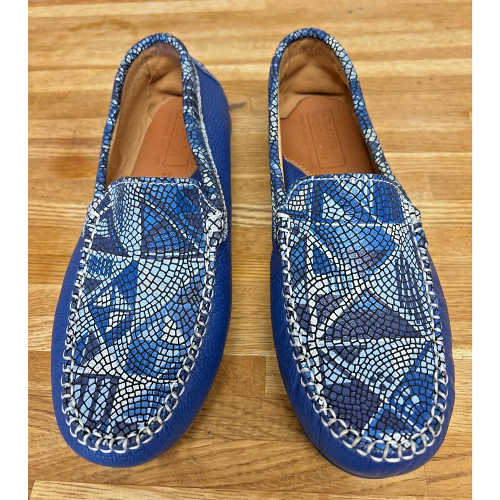 Atlanta Moccassin Loafers Handmade Portugal Size 7 US / 37 Leather Shoes